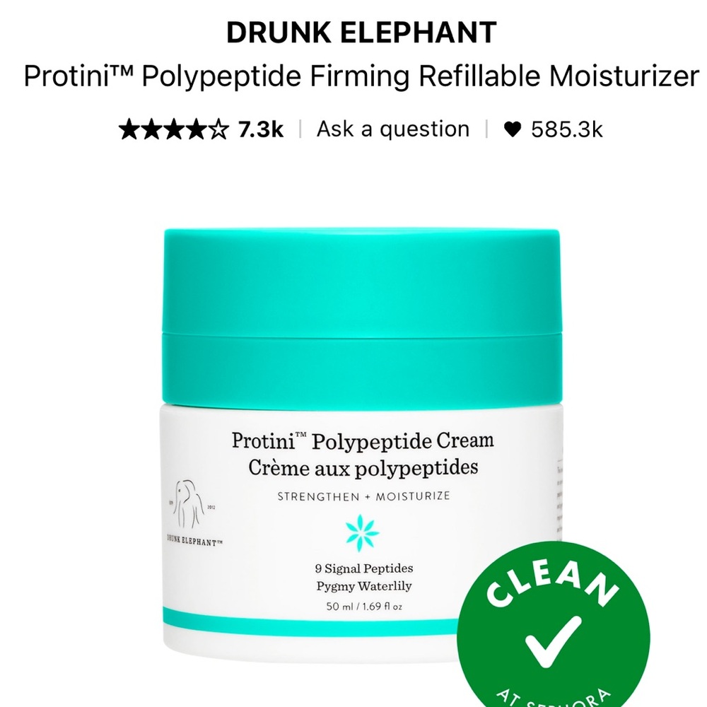 drunk elephant protini polypeptide cream